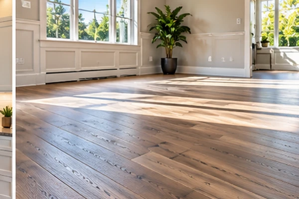 Interior living area with carefully finished surfaces